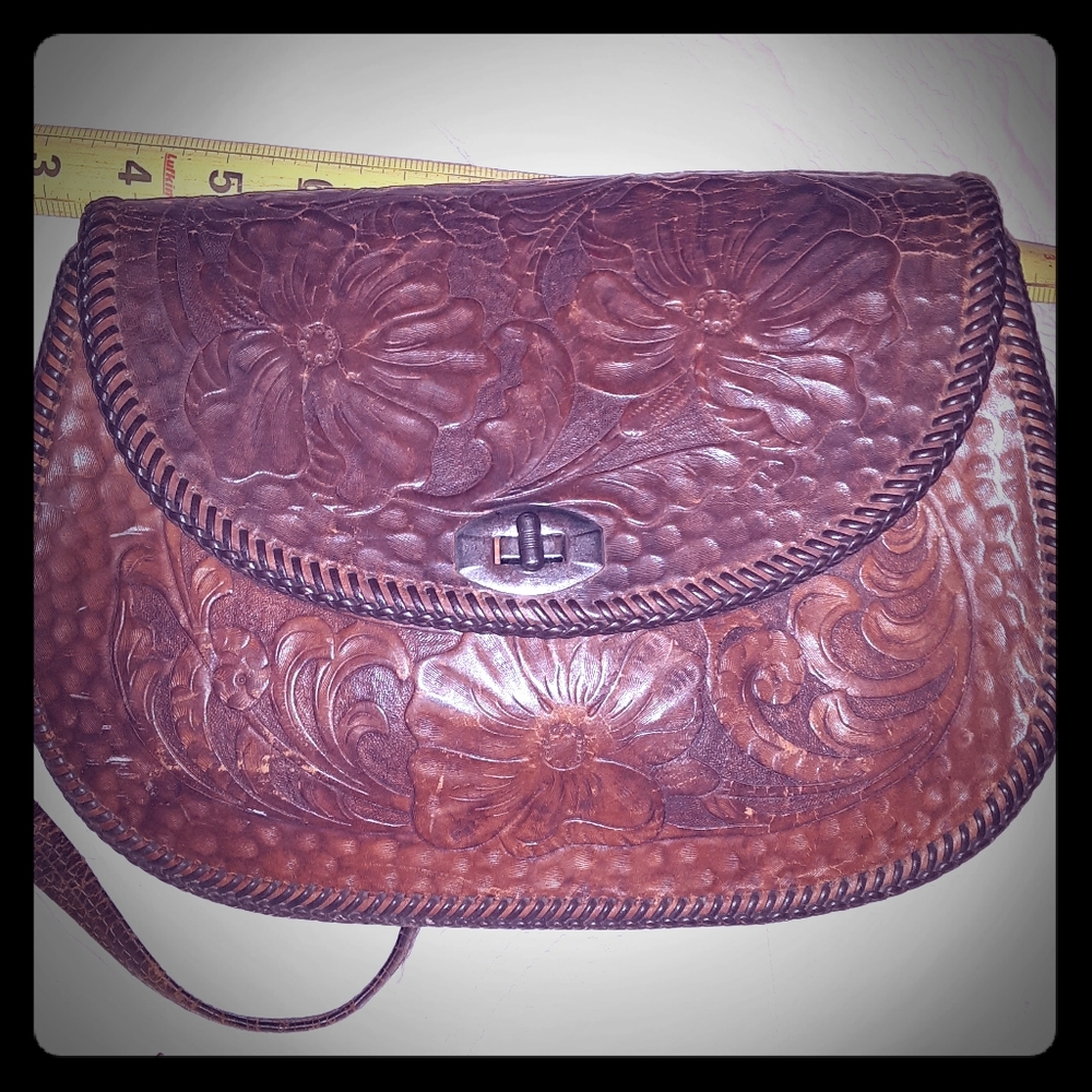 Handmade leather purse